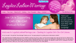 Legalize Lesbian Marriage website