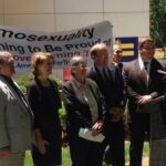 Eric Holmberg, Linda Harvey, Diane Gramley, Peter LaBarbera, and Matt Barber voice opposition to LGBT Pride Month and the IRS