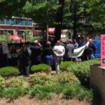 Antigay protest at HRC: Small turnout