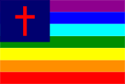 Gay Christian Flag