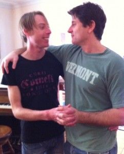 Wayne Besen and husband Jamie Brundage