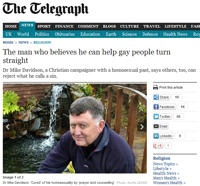 Mike Davidson interview in Telegraph