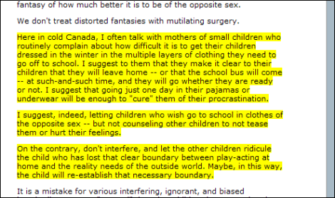 Edit of Joseph Berger Comments